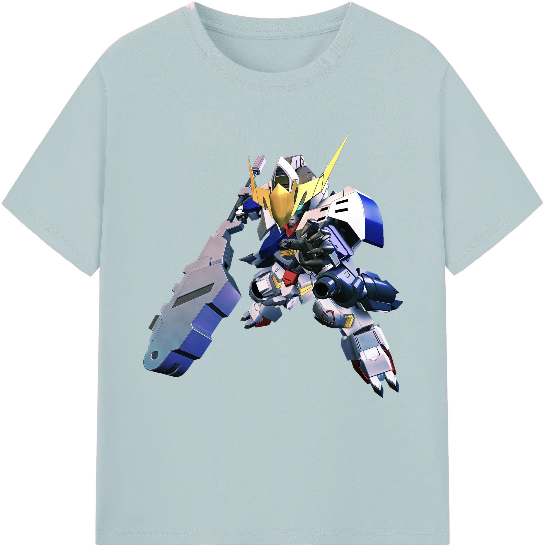（画像用） 機動戦士ガンダム Mobile Suit Gundam 綿100％半袖Tシャツ（フロントプリント）